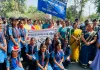 बलिया : रैली और नुक्कड़ नाटक के जरिये मतदाताओं को किया जागरुक, बताया मत का ताकत