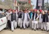 बीएलओ पर दबाव और प्रशासनिक अनदेखी के खिलाफ सपा का प्रदर्शन
