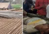 बलिया में निर्माणाधीन पुल का गिरा स्ट्रक्चर, चार मजदूर घायल