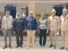 बलिया पुलिस को मिली सफलता, चार वारंटी गिरफ्तार