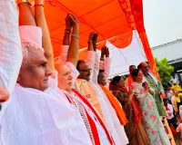 विजय संकल्प नामांकन सभा : बलिया में भाजपा के निशाने पर रहा इंडी गठबंधन