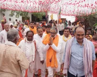 जहूराबाद विधानसभा में नीरज शेखर ने लिया जनता का आशीर्वाद, बोले- इतिहास रचने को तैयार है बलिया