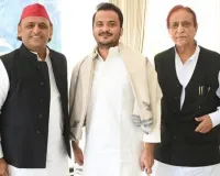 बेटे अब्दुल्ला को लेकर अचानक अखिलेश यादव से मिलने पहुंचे आजम खां, सोशल मीडिया पर तस्वीर शेयर कर कही बड़ी बात!