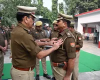 बलिया में मना पुलिस झंडा दिवस : ध्वजारोहण कर एसपी ने पुलिसकर्मियों को पढ़ाया कर्तव्यनिष्ठा का पाठ