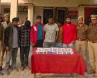 बलिया में 6 लुटेरे गिरफ्तार