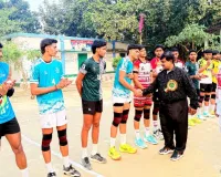 बलिया में खेल प्रेमियों के लिए आकर्षण का केंद्र बना यूपी वॉलीबाल टीम का प्रशिक्षण शिविर