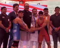 Ballia में कुश्ती नेशनल का डिप्टी सीएम ने किया उद्घाटन, मेजबान उत्तर प्रदेश का स्वर्णिम आगाज