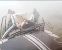 बलिया में भीषण एक्सीडेंट : घर में घुसी कार, दो लोगों की दर्दनाक मौत, दो घायल