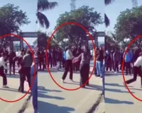 मेरा बॉयफ्रेंड सिर्फ मेरा है... गर्लफ्रेंड ने बीच सड़क पर दूसरी छात्रा को बेल्ट से दौड़ा-दौड़ाकर पीटा, VIDEO वायरल