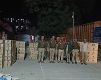 बलिया पुलिस ने पकड़ी 75 लाख की अंग्रेजी शराब, तस्कर गिरफ्तार