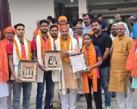 नेशनल चैंपियन बनकर लौटे बलिया के इन खिलाड़ियों को पूर्व मंत्री ने किया सम्मानित