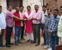 बलिया में प्राथमिक शिक्षक संघ ने दिवंगत रसोईया के परिजनों को दिया सम्बल