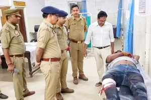 गाजीपुर में एनकांउटर : दो बदमाशों को पुलिस ने किया गिरफ्तार, एक को लगी गोली
