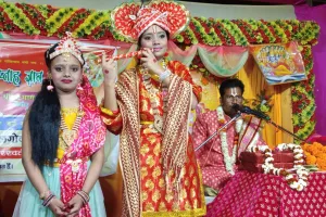 कृष्ण-रुक्मिणी विवाह का मंचन देख झूमने लगे श्रोता, खूब लगे जयकारे