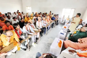 बलिया : स्थापना दिवस पर भाजपाईयों ने लिया संकल्प, जीतना है हर बूथ