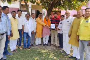 बलिया : विशिष्ट बीटीसी शिक्षक वेलफेयर एसोसिएशन ने ओमप्रकाश को सौंपी नवानगर की कमान