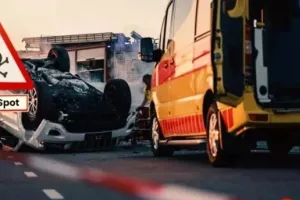 खड़ी ट्रक में बोलेरो ने मारी टक्कर, तीन बारातियों की मौत ; 6 घायल