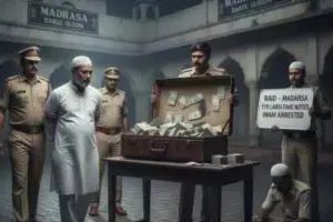 मदरसे से मिला नकली नोट का जखीरा, 19 लाख के साथ इमाम गिरफ्तार