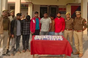 बलिया में 6 लुटेरे गिरफ्तार