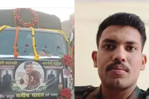 तिरंगा ओढ़कर घर पहुंचा बलिया का लाल, अंतिम दर्शन को उमड़ा गांव-जवार