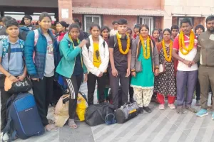 नेशनल कुश्ती की तैयारियां पूर्ण, बलिया पहुंची राजस्थान, मणिपुर, उड़ीसा, केरला व तमिलनाडु की टीमें