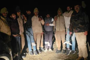 बलिया में अब तक की सबसे बड़ी मुठभेड़, चार बदमाशों को लगी गोली