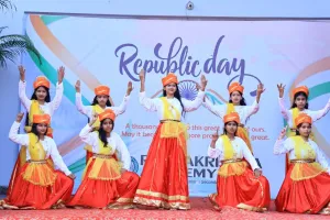 राधाकृष्णा अकादमी में भव्य और गरिमामय माहौल में मना 77वां गणतंत्र दिवस