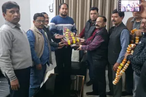 बलिया में नवागत DI का BCDA ने किया स्वागत