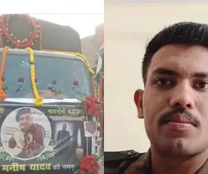 तिरंगा ओढ़कर घर पहुंचा बलिया का लाल, अंतिम दर्शन को उमड़ा गांव-जवार