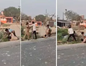 बलिया में विवाद सुलझाने गए डायल 112 के पुलिसकर्मियों पर हमला, जमकर हुई गुत्थमगुत्थी ; दो गिरफ्तार